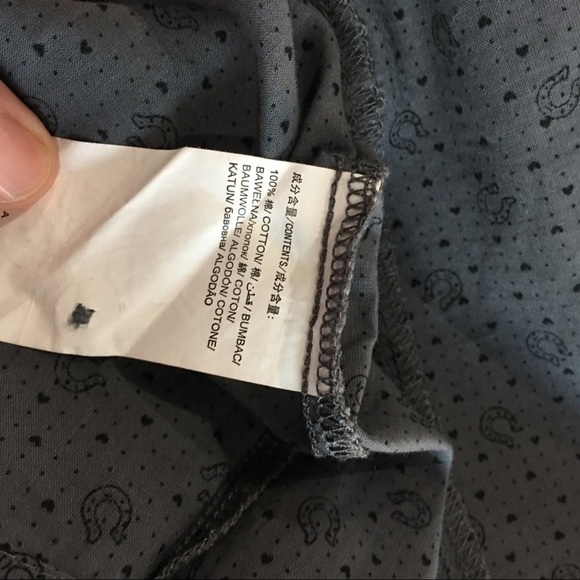 BOSSINI horseshoe gray tunic top size medium - Picture 7 of 8